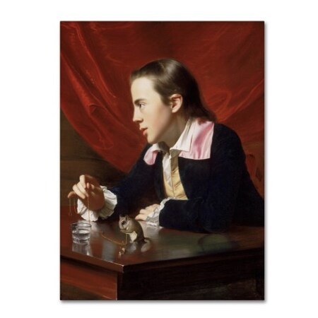 Trademark Fine Art John Singleton Copley 'A Boy With A Flying Squirrel' Canvas Art, 18x24 AA00554-C1824GG